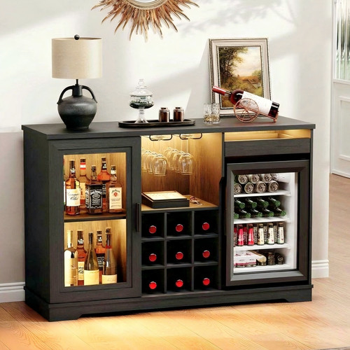 Large coffee bar - 47", cabinet