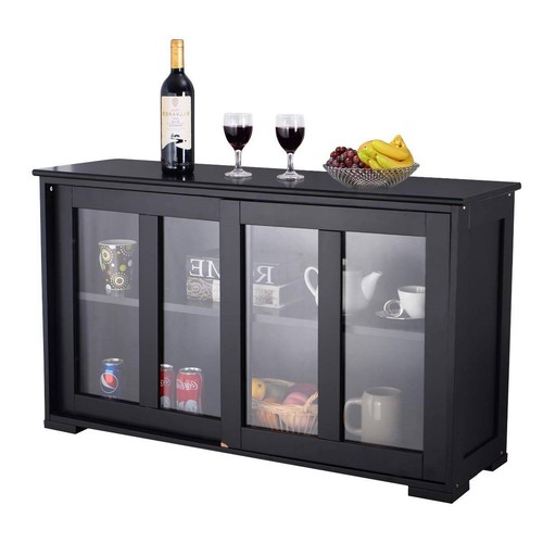 Black sideboard buffet - sideboard,