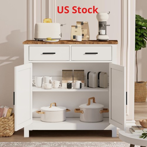 White kitchen storage cabinet - white,