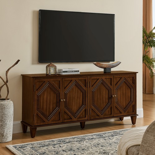 Retro wooden sideboard buffet - retro,