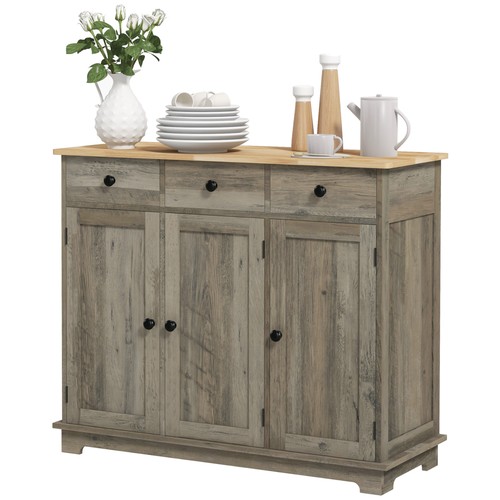Modern gray sideboard - modern,