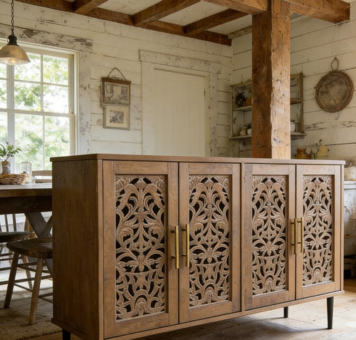 Vintage accent cabinet - 48",