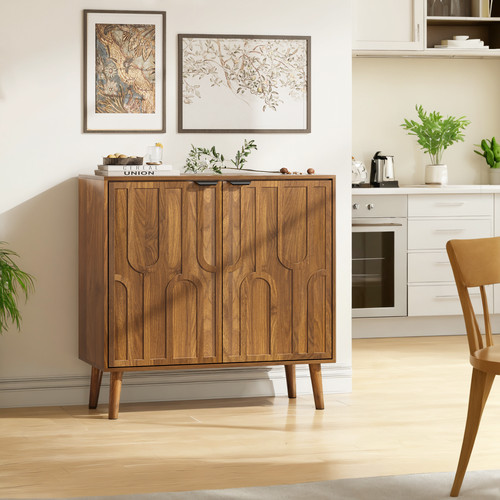 Wooden sideboard buffet accent - wooden,